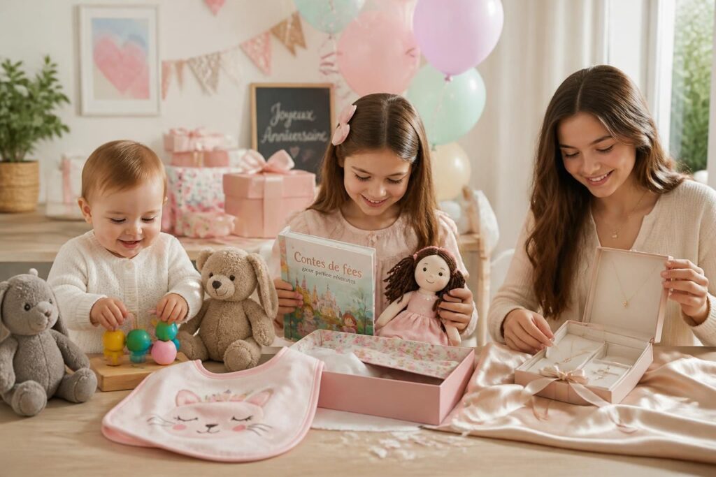 découvrez des idées de cadeaux pour votre filleule, parfaitement adaptées à chaque âge et à toutes les occasions spéciales. offrez un présent unique qui fera plaisir et marquera les moments importants.